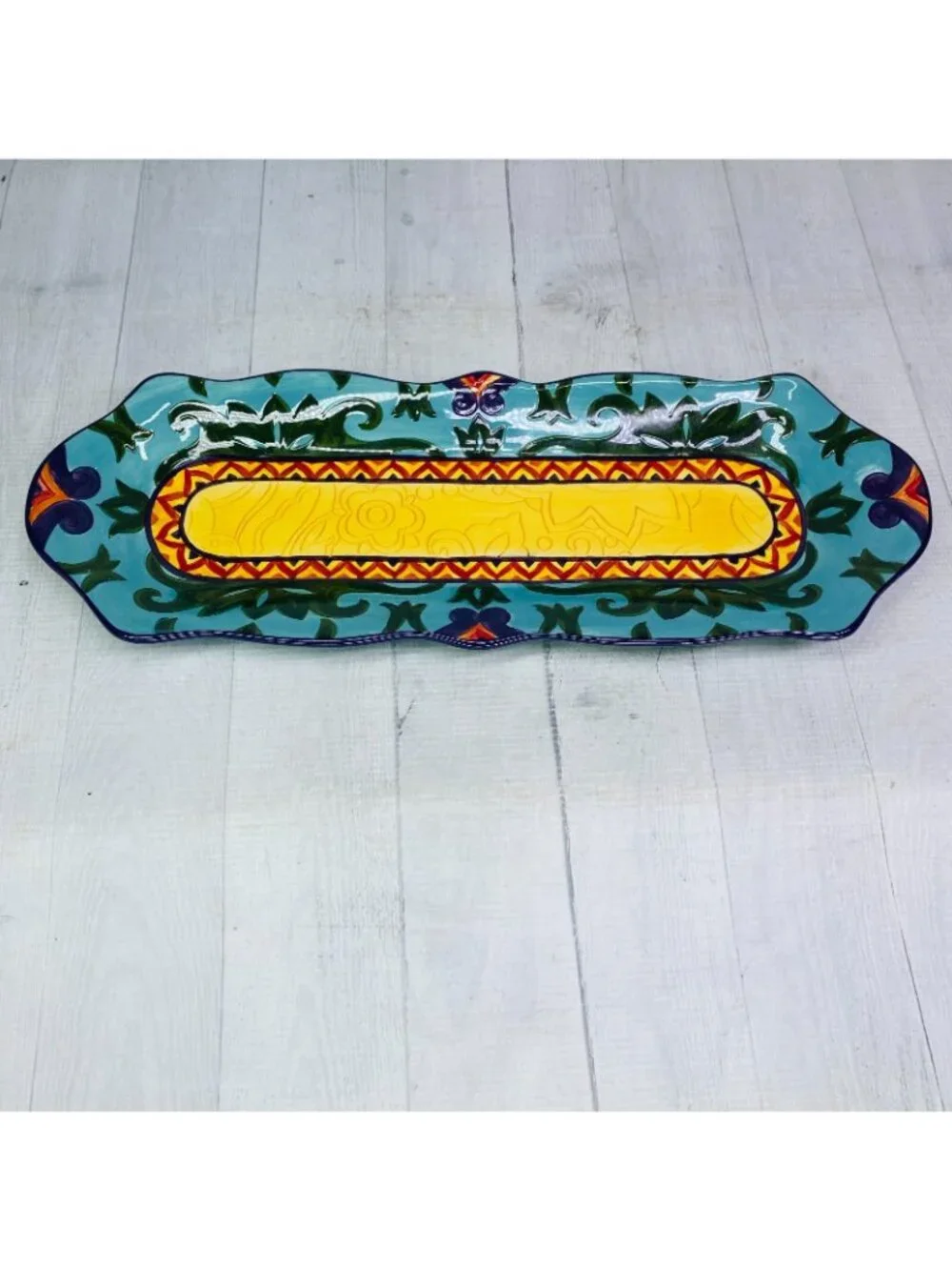 Corsica MERIDA Geometric Vibrant Hand Crafted Stoneware 18